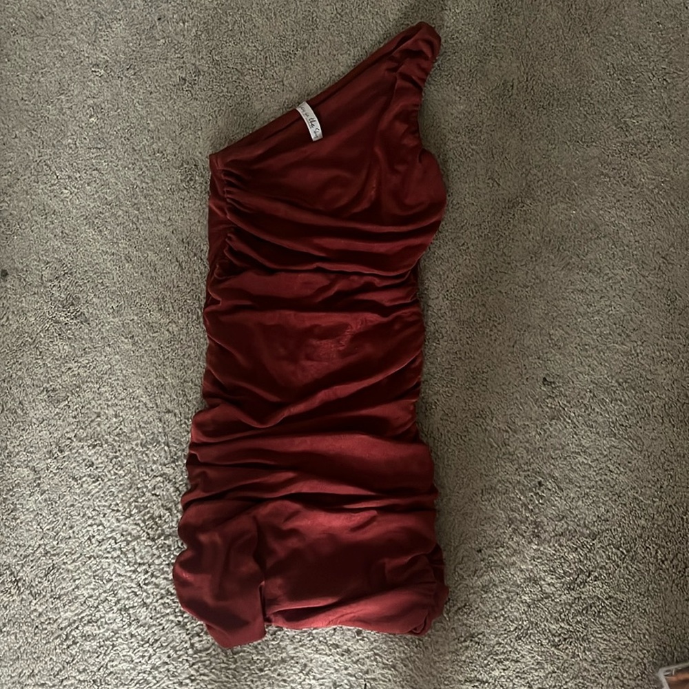 Lucy in the Sky one shoulder dress
